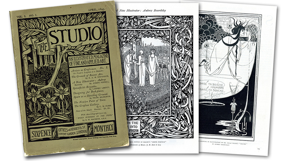 The Studio, Volume 1, Number 1, 1893, cover. Image © Studio International Foundation.