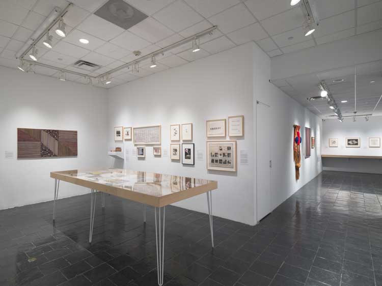 Artes Visuales, The Latin American Avant-Garde in Print, installation view, Bertha and Karl Leubsdorf Gallery, Hunter College Art Galleries, 2025. Photo: JSP Art Photography.