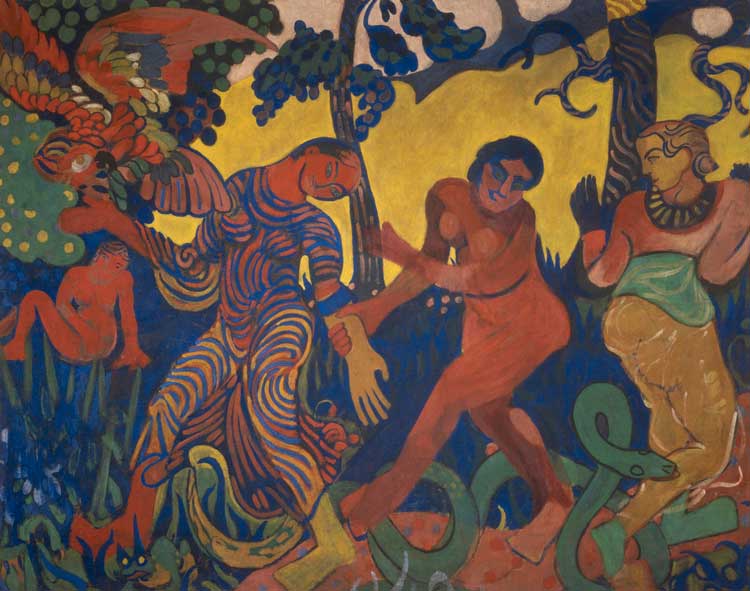 André Derain, La Danse, 1906. Oil on canvas, 180 × 228 × 3 cm. Private Collection. © ADAGP, Paris and DACS, London 2023 / photo courtesy of the owner.