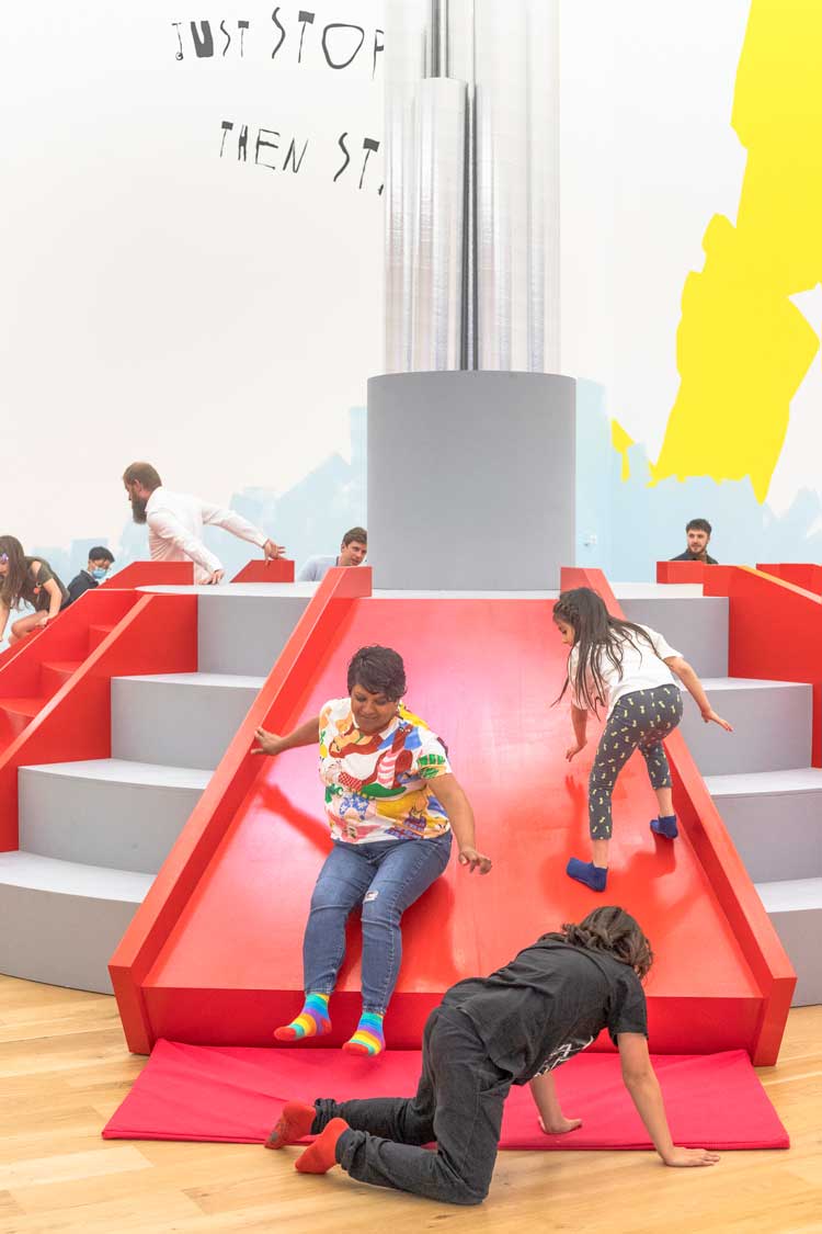 Assemble and Schools of Tomorrow: The Place We Imagine, installation view at Nottingham Contemporary, 2022. Courtesy Nottingham Contemporary. Photo: Julian Hughes.