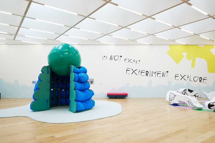 Assemble and Schools of Tomorrow: The Place We Imagine, installation view at Nottingham Contemporary, 2022. Courtesy Nottingham Contemporary. Photo: Julian Hughes.