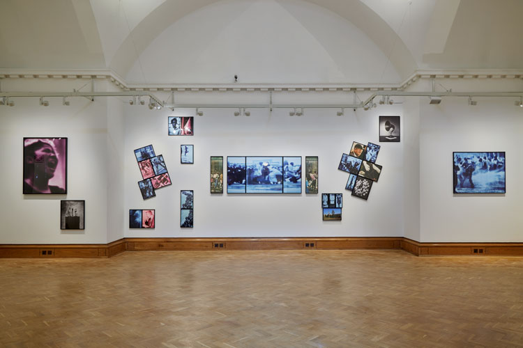 Carrie Mae Weems. The Push, The Call, The Scream, The Dream, 2008. Archival pigment prints. Courtesy the artist and Jack Shainman Gallery, New York Installation view: Artes Mundi 9. Photography: Stuart Whipps.