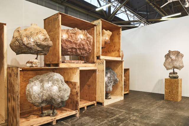 Nacho Carbonell’s works at the Carpenters Workshop booth at the Armory Show 2018. Photograph courtesy Carpenters Workshop.