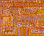 Patrick Tjungurrayi. 
        <em>PT 0810146</em>,
painted at Kiwirrkura 2008.
Acrylic on Belgian linen
183 x 153 cm.

Provenance:
Papunya Tula Artists Pty Ltd,
Scott Livesey Galleries.

Copyright © Papunya Tula Artists Pty Ltd.