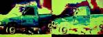 TV Santhosh, <em>Another Taxi</em>, 2004. Oil on canvas, diptych. Collection 'The Guild', Mumbai © the artist, 2007. Photo: Prakash Rao