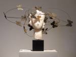 Manolo Valdès. <em>Head VI</em>, 2011. Bronze and iron. 
  Marlborough Gallery. 
  Photograph: Miguel Benavides.