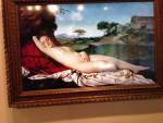 Rob and Nick Carter. Transforming Nude Painting, 2013. 2.5 hour looped film, computer, frame 81 × 119 × 10 cm.
Edition of 125 artists’ proofs. After Giorgione (Giorgio Bararellid de Castelfranco), c1478-1510, Sleeping Venus, c1510
Oil on canvas, 175 x 109 cm. Gemäldegalerie Alte Meister, Dresden. Fine Art Society Contemporary. Photograph: Jill Spalding.