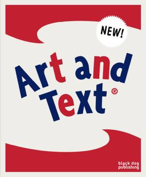 Art and Text book cover. 2009. Black Dog Publishing.
