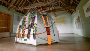 BorderLands, Lucy + Jorge Orta, Antarctica, 2015, installation view. Photo: Finn Beales.