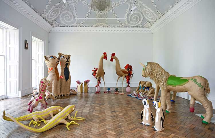 Jonathan Baldock: WYRD, installation view, Jupiter Artland, 2025. Photo: Neil Hanna.
