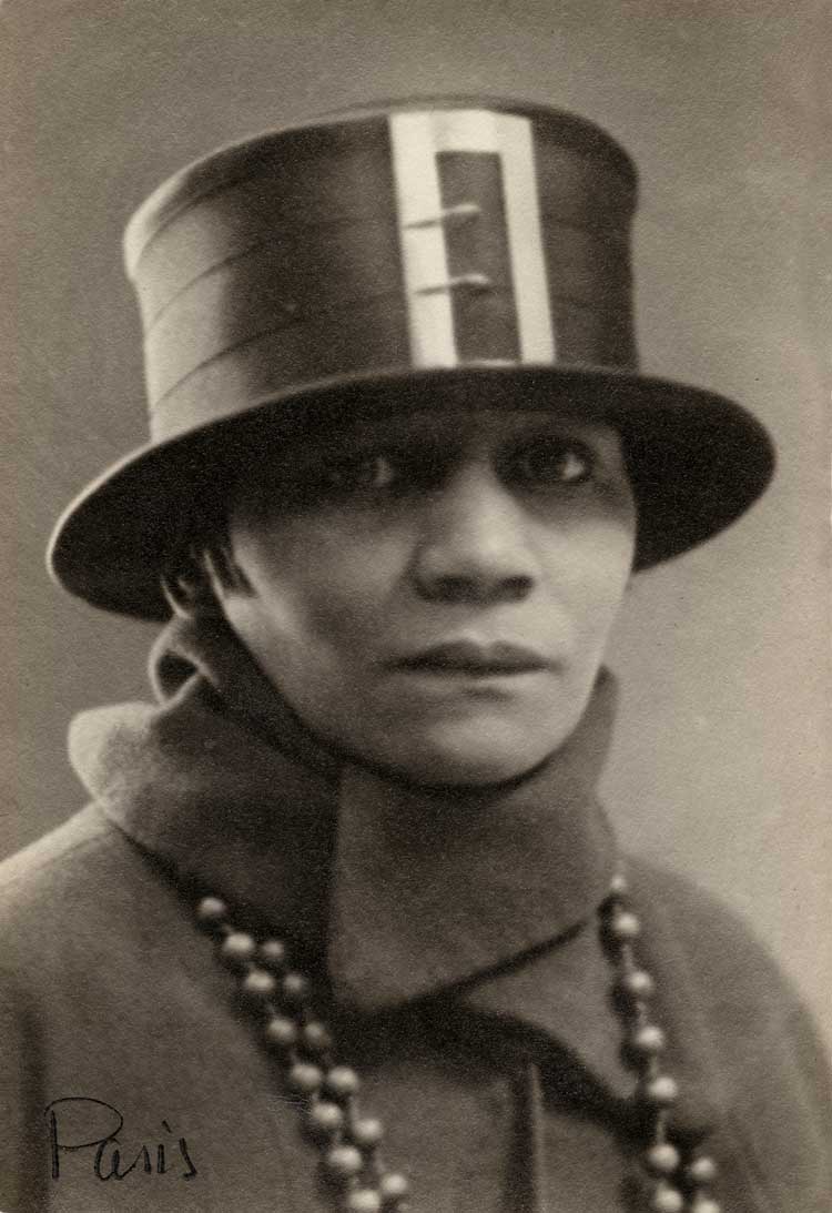 Unidentified photographer (possibly Bernès, Marouteau & Cie), Nancy Elizabeth Prophet in Hat, c1922–29. Gelatin silver print, 6 x 4 in (15.2 x 10.2 cm). James P. Adams Library Special Collections, Rhode Island College.