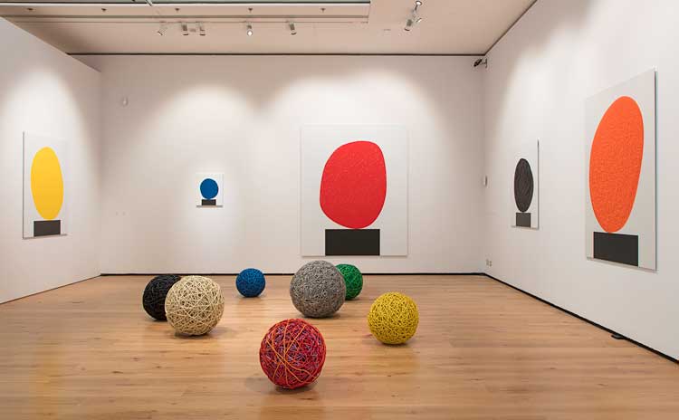 David Batchelor, Colour Is, 2022. Installation view. Courtesy © Compton Verney. Photo: Jamie Woodley.