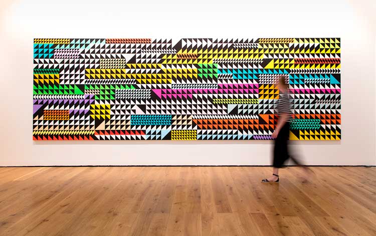 David Batchelor, Corona Shuffle 10, 2022. Courtesy © the artist and Compton Verney.