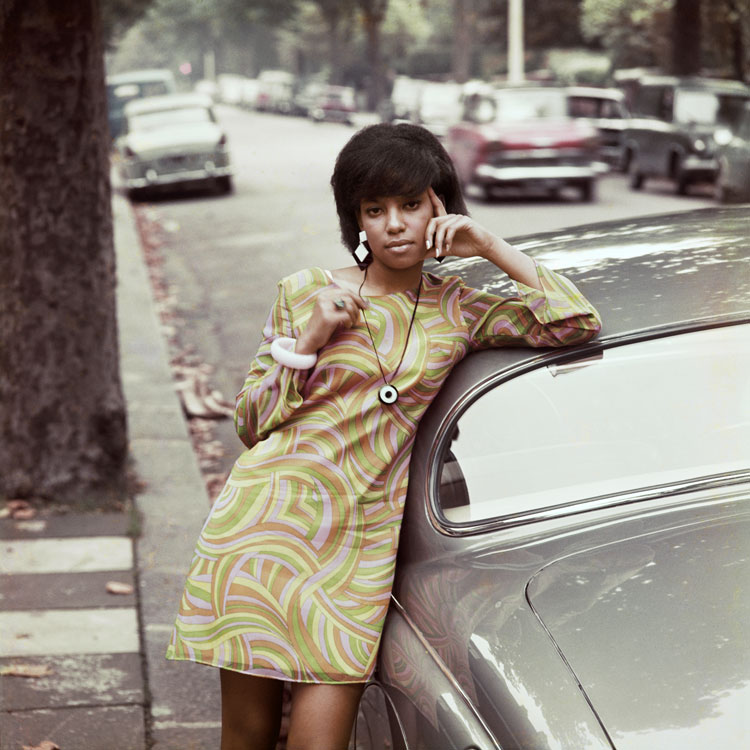 James Barnor. Drum Cover Girl Erlin Ibreck, Kilburn, London, 1966. Courtesy Autograph.