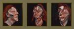 Francis Bacon.<em> Three Studies for a Portrait of Isabel Rawsthorne,</em> 1965. Oil on canvas 35.6 x 30.5cm each. Robert and Lisa Sainsbury Collection.&nbsp;