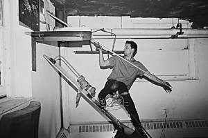 Matthew Barney. <em>Drawing Restraint 2, </em>1988. Documentation still. Courtesy of the Gladstone Gallery, New York. Photograph: Michael Rees &copy; Matthew Barney
