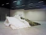 Matthew Barney. <em>Holographic Entry Point</em>, 2005. Self-lubricating plastic, polycaprolactone thermoplastic, shrimp shells, sea shells, cement, wood, steel, stainless steel, expanded polystyrene, vivac, pigment, acrylic paint, acrylic medium, sand, aquaplast, PVC. Installation view from and courtesy of Leeum, Samsung Museum of Art, Seoul. Photograph: Hyunsoo Kim. &copy; Matthew Barney