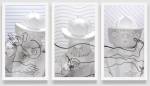 Brian Bress. Firemen #2 (on blue, green and purple lines), 2014. High definition three-channel video (colour), high definition monitors and players, wall mounts, framed, 3-part, 37.75 x 73.5 x 4 in (95.89 x 186.69 x 10.16 cm) installed. 16 min 22 sec loop.
Courtesy Cherry and Martin, Los Angeles, CA