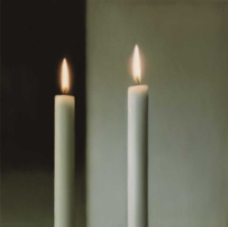 Gerhard Richter, Two Candles, 1982. Yageo Foundation Collection. © Gerhard Richter 2022.