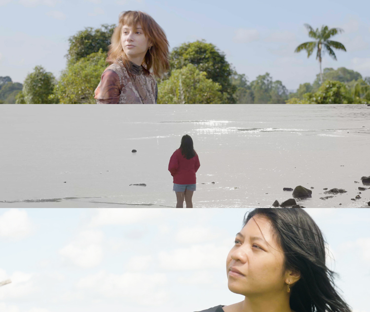 Kent Chan, Future Tropics, 2023. Film still composite. Two-channel video. Courtesy of the artist.
