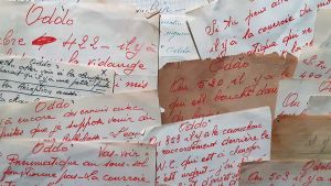 Through photographs, text and objects, Calle weaves a tale about the time she spent staying in room 501 of a derelict hotel, and those who stayed and worked there before her