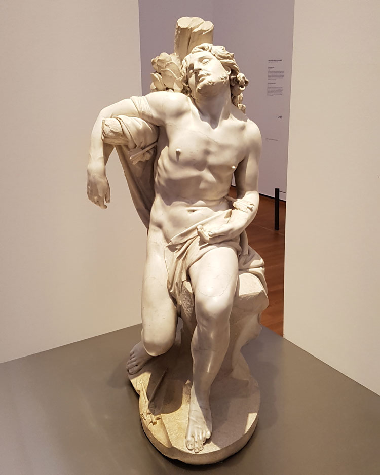 Bernini’s St Sebastian. Photo: Juliet Rix.