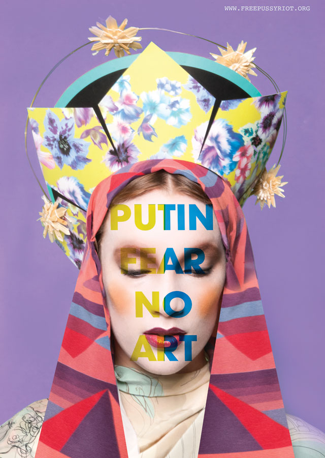 Layla Sailor. Putin Fear No Art, 2012.