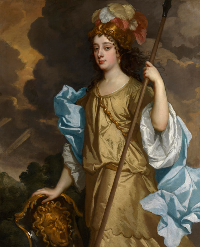 Sir Peter Lely, Barbara Villiers, Duchess of Cleveland, c1665. Oil on canvas, 124.5 x 101. 4 cm. Royal Collection Trust © Her Majesty Queen Elizabeth II.