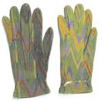 P Tudor-Hart. Camouflaged sniper gloves, 1917 &copy;Artist&rsquo;s estate Imperial War Museum 