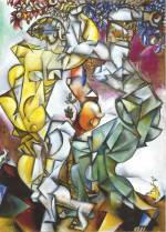 Marc Chagall, Temptation, 1912. Oil on canvas, Gift of Morton D May, Saint Louis Art Museum © Saint Louis Art Museum/Chagall ® SABAM Belgium 2015.