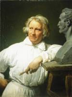 Horace Vernet. <em>Bertel Thorvaldsen</em>, 1833. Oil on canvas, 99.8 x 75.5 cm. Thorvaldsens Museum, Copenhagen, B 95 Photo: &copy; Thorvaldsens Museum, Copenhagen/Ole Woldbye