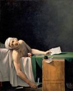 Jacques-Louis David. <em>The Death of Marat</em> (detail), c.1794. Oil on canvas, 162.5 x 130 cm. Mus&eacute;e du Louvre, D&eacute;partement des Peintures, legs du Baron Jeanin, descendant de l'artiste, 1945 Photo: &copy; RMN/Blot and Jean