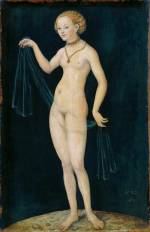 Lucas Cranach the Elder, <em>Venus,</em> 1532. Oil and tempera on red beechwood, 37.7 x 24.5 cm. Staedel Museum, Frankfurt am Main. Photo &copy;&nbsp; Jochen Beyer, Village-Neuf 
