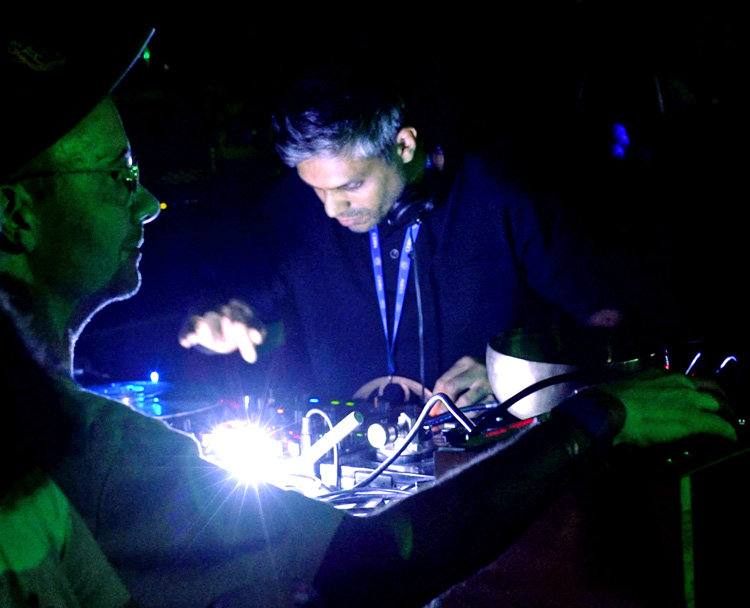 Haroon Mirza, Jack Jelfs, Gaika, Draf Evening of Performances, Ministry of Sound, London, 3 October 2019. Photo: William Kennedy.