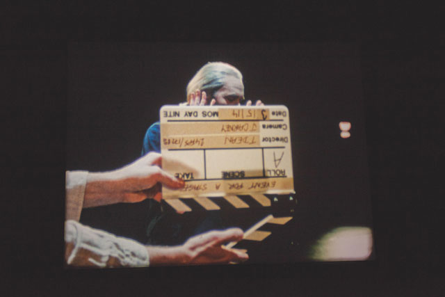 Tacita Dean. Event for a Stage, 2015. 16mm colour film, optical sound, 50 minutes. Installation view, Frith Street Gallery, London, 2016. Courtesy the artist; Frith Street Gallery, London and Marian Goodman Gallery, New York/Paris. Photograph: Cathy Carver.