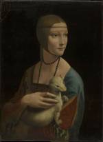 Leonardo da Vinci (1452&ndash;1519).<em> Portrait of Cecilia Gallerani (The Lady with an Ermine)</em>, about 1489&ndash;90. Oil on walnut, 54.8 x 40.3 cm. Property of the Czartoryski Foundation in Cracow on deposit at the National Museum in Cracow. &copy; Princes Czartoryski Foundation.