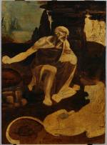 Leonardo da Vinci (1452&ndash;1519).<em> Saint Jerome</em>, about 1488&ndash;90. Oil on walnut, 103 x 75 cm. Musei Vaticani, Vatican City (40337). &copy; Photo Vatican Museums.