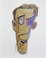 Marcel Janco, Israeli, born Romania, 1895-1984. <em>Untitled (Mask, Portrait of Tzara)</em> 1919. Paper, board, burlap, ink, and gouache, 21 5/8 x 9 13/16 x 2 3/4" (55 x 25 x 7 cm)
Centre Pompidou, Mus&eacute;e National d'art Moderne-Centre de Cr&eacute;ation Industrielle, 
Paris. Gift of the artist, 1967
CNAC/MNAM/Dist. R&eacute;union des Mus&eacute;es Nationaux/Art Resource, NY
 &copy; 2006 Marcel Janco/Artists Rights Society (ARS), New York/ADAGP, Paris. Photo: Philippe Migeat.
