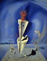 Salvador Dal&iacute;. <em>Apparatus and hand</em>, 1927. Oil on panel, 62.2 x 47.6 cm. Salvador Dal&iacute; Museum, St Petersburg, Florida &atilde; Salvador Dal&iacute;. Fundaci&oacute; Gala-Salvador Dali, DACS, 2007