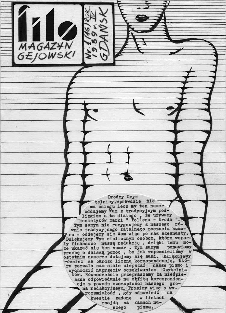 Filo magazine, No 16, 1989. Queer Archives Institute collection.