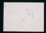 Tracey Emin.        <em>Another Hammer</em> 1999. 
Monoprint, 
32 x 23 inches (81.3 x 58.4 cm). Copyright © the artist.
Photo: Stephen White. 
Courtesy White Cube.