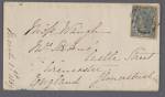 Unknown. Envelope from Victoria to UK, 1st March 1869&ndash;69. 6.8 x 12.1 cm (envelope). Private collection, Victoria.