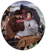 Ford Madox Brown (born France 1821, lived in England 1844&ndash;93, died England 1893). <em>The Last of England</em> 1855. Oil on wood panel, 82.6 x 75.0 cm. Birmingham Museum and Art Gallery, Birmingham. Purchased, 1891.