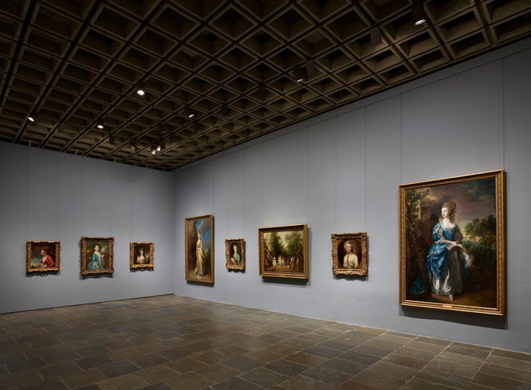 Room 21: The Frick Collection is home to remarkable works of British portraiture, many seen in this gallery, with works by Gainsborough on the right wall. Photo: Joe Coscia, courtesy The Frick Collection.