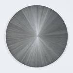 Michelle Grabner. Untitled, 2014. Silverpoint and gesso on panel 36 x 36 x 1 1/4 in.