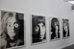Dave Muller. Starry Eyes (J, P, G, R), 2012. Acrylic on paper. Four Parts; 58 x 38 in. each. 
59 7/8 x 39 7/8 in. framed each. BLUM & POE Gallery. Photograph: DJS.