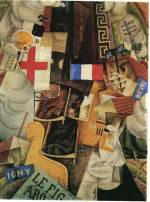 Gino Severini. 
        <em>The Hospital Train</em> 1915. Oil on canvas, 
1170 x 900 mm. Copyright © Stedelijk Museum.