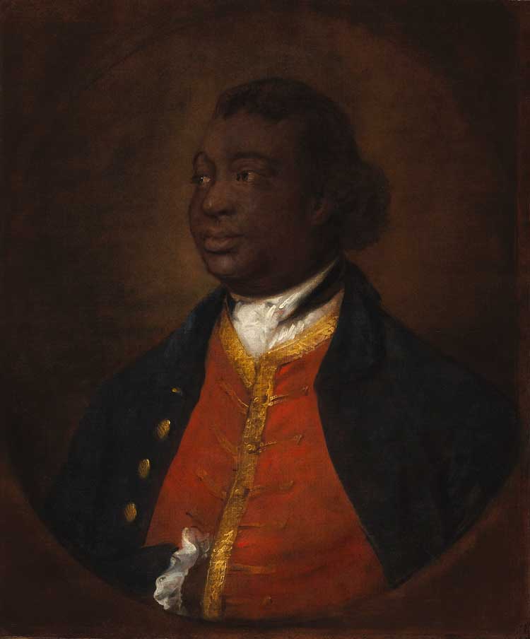 Thomas Gainsborough, Ignatius Sancho, 1768. Oil on canvas, 29 × 24 1/2 in (73.7 × 62.2 cm). National Gallery of Canada, Ottawa.