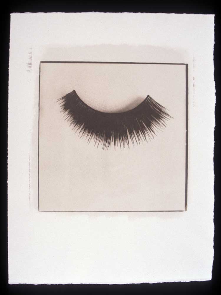 Joy Gregory, Eyelashes from the series Objects of Beauty, 1992-95. Kallitype. © Joy Gregory.