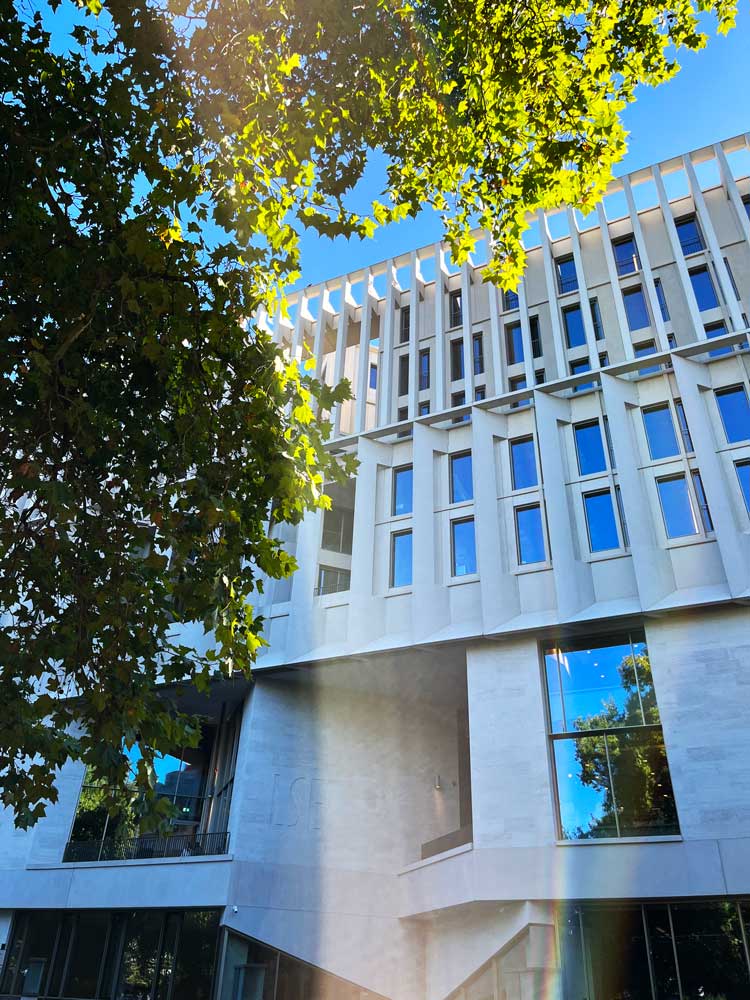 The Marshall Building catching the sunlight along its north facing facade. Photo: Veronica Simpson.